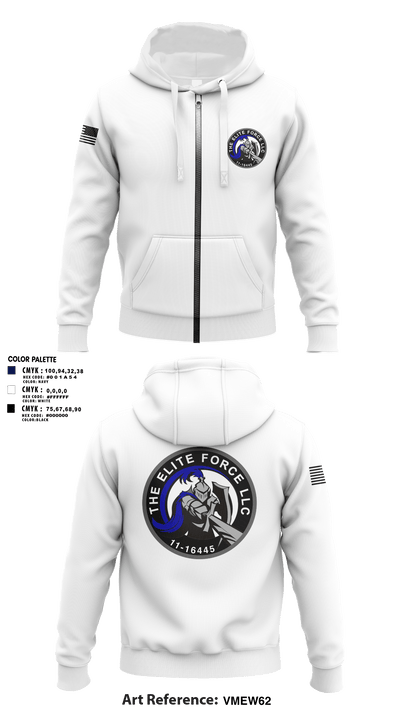 The Elite Force Llc 33160715 Zip Hoodie - 2