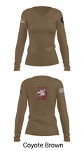 Apache company, 4-6 IN 88523274 Women's Long Sleeve V-neck Shirt - 17