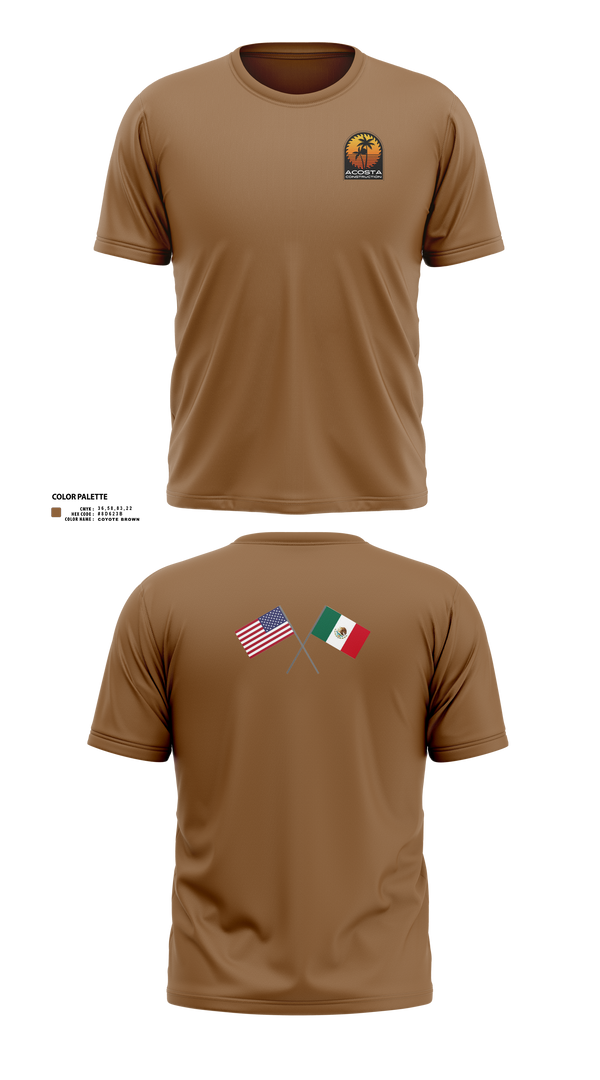 Short Sleeve Performance Shirt, Acosta Construction Services, , Teamtime, Team time, sublimation, custom sports apparel, team uniforms, spirit wear, spiritwear, sports uniforms, custom shirts, team store, custom team store, fundraiser sports, apparel fundraiser