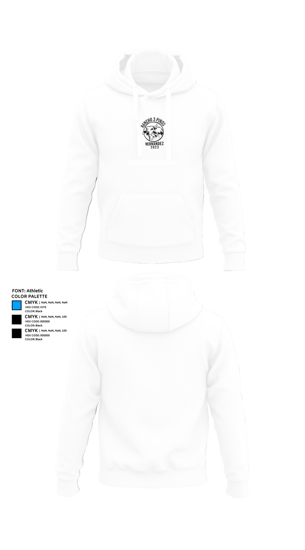 Hoodie, Rancho los 3 pinos, , Teamtime, Team time, sublimation, custom sports apparel, team uniforms, spirit wear, spiritwear, sports uniforms, custom shirts, team store, custom team store, fundraiser sports, apparel fundraiser