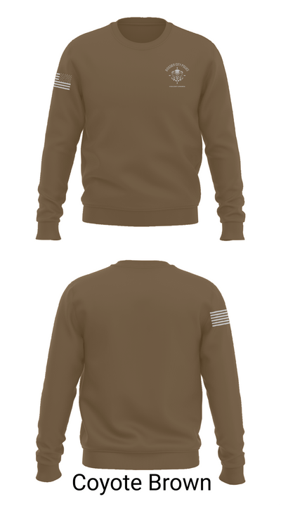Bossier Police Violent Crimes 94724304 Crew Neck Sweatshirt - 5