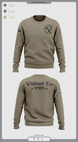 Crew Neck Sweatshirt, Knight Fire, , Teamtime, Team time, sublimation, custom sports apparel, team uniforms, spirit wear, spiritwear, sports uniforms, custom shirts, team store, custom team store, fundraiser sports, apparel fundraiser
