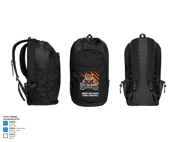 Gear Bag, Smokey Road Middle School Basketball, Women's Basketball, Teamtime, Team time, sublimation, custom sports apparel, team uniforms, spirit wear, spiritwear, sports uniforms, custom shirts, team store, custom team store, fundraiser sports, apparel fundraiser