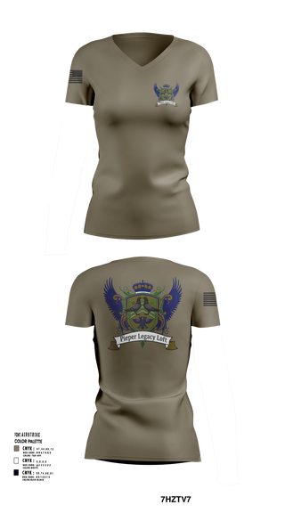 Womens Short Sleeve Vneck Shirt, Pieper Legacy Loft, , Teamtime, Team time, sublimation, custom sports apparel, team uniforms, spirit wear, spiritwear, sports uniforms, custom shirts, team store, custom team store, fundraiser sports, apparel fundraiser