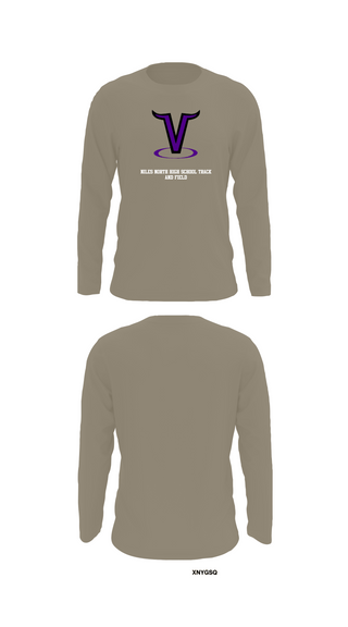 Long Sleeve Performance Shirt, Niles North High School Track and Field, Track & Field, Teamtime, Team time, sublimation, custom sports apparel, team uniforms, spirit wear, spiritwear, sports uniforms, custom shirts, team store, custom team store, fundraiser sports, apparel fundraiser