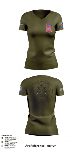 Womens Short Sleeve Vneck Shirt, B.N.R.AB.N.R.Army, Army, Teamtime, Team time, sublimation, custom sports apparel, team uniforms, spirit wear, spiritwear, sports uniforms, custom shirts, team store, custom team store, fundraiser sports, apparel fundraiser