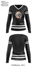 RRMS Cheer 7036468 Women's Long Sleeve V-neck Shirt - 42