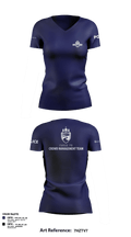 Fargo PD CMT 18649595 Women's Short Sleeve V-neck Shirt - 101