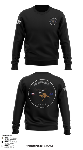 Crew Neck Sweatshirt, Kontrolled Kaos, , Teamtime, Team time, sublimation, custom sports apparel, team uniforms, spirit wear, spiritwear, sports uniforms, custom shirts, team store, custom team store, fundraiser sports, apparel fundraiser
