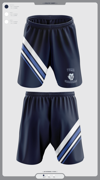 Yuma High School Wrestling 97193849 Athletic Shorts With Pockets - 1