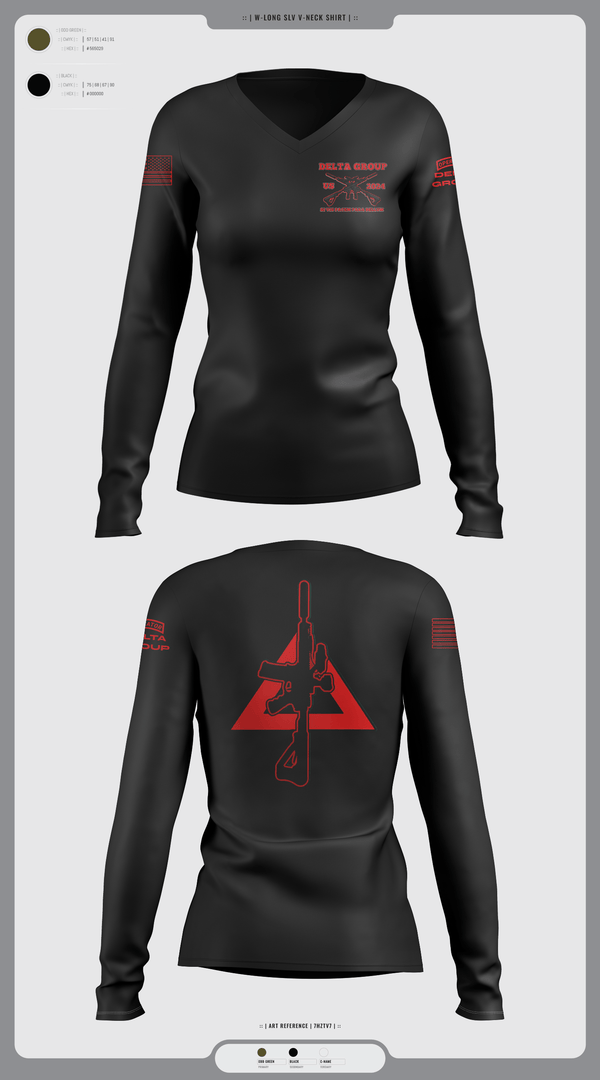 Womens Long Sleeve Vneck Shirt, , , Teamtime, Team time, sublimation, custom sports apparel, team uniforms, spirit wear, spiritwear, sports uniforms, custom shirts, team store, custom team store, fundraiser sports, apparel fundraiser