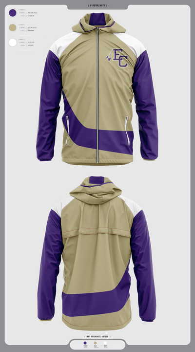 East Coweta High School Wrestling 50868332 Windbreaker - 2