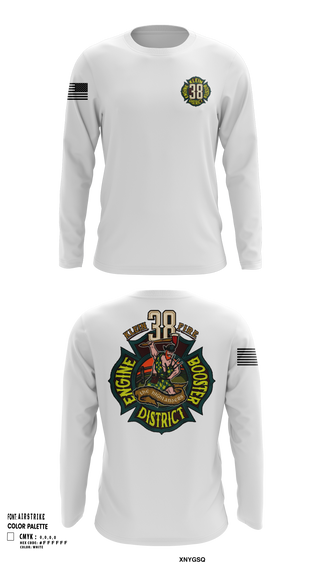 Long Sleeve Performance Shirt, Klein Fire 38, Fire Department, Teamtime, Team time, sublimation, custom sports apparel, team uniforms, spirit wear, spiritwear, sports uniforms, custom shirts, team store, custom team store, fundraiser sports, apparel fundraiser