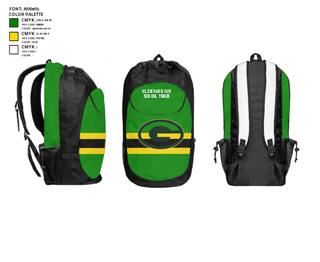 Gear Bag, Glenvar High School Track, Track & Field, Teamtime, Team time, sublimation, custom sports apparel, team uniforms, spirit wear, spiritwear, sports uniforms, custom shirts, team store, custom team store, fundraiser sports, apparel fundraiser