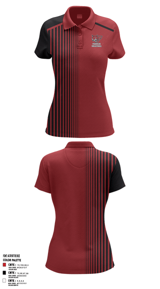 Short Sleeve Performance Polo, Franklin Senior High School Volleyball, Women's Volleyball, Teamtime, Team time, sublimation, custom sports apparel, team uniforms, spirit wear, spiritwear, sports uniforms, custom shirts, team store, custom team store, fundraiser sports, apparel fundraiser