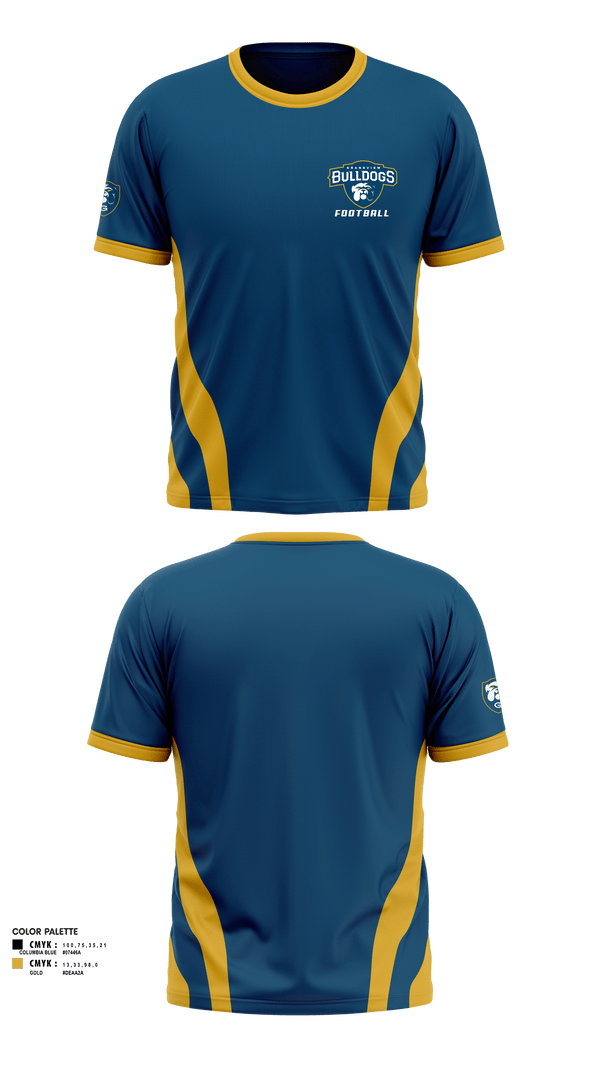Short Sleeve Performance Shirt, Grandview Middle School Football, Football, Teamtime, Team time, sublimation, custom sports apparel, team uniforms, spirit wear, spiritwear, sports uniforms, custom shirts, team store, custom team store, fundraiser sports, apparel fundraiser