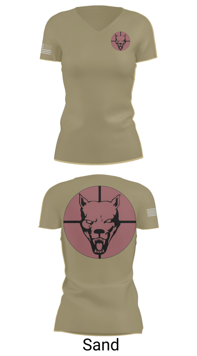 Hellhound PLT, A CO, 2-8 CAV 17727994 Women's Short Sleeve V-neck Shirt - 88