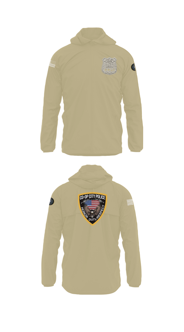 Windbreaker, Co-op City Police Department, Police, Teamtime, Team time, sublimation, custom sports apparel, team uniforms, spirit wear, spiritwear, sports uniforms, custom shirts, team store, custom team store, fundraiser sports, apparel fundraiser