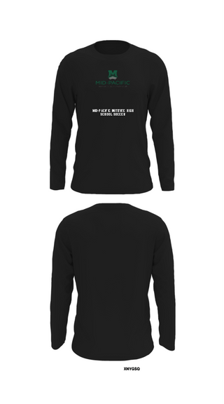 Long Sleeve Performance Shirt, Mid-Pacific Institute High School Soccer, Men's Soccer, Teamtime, Team time, sublimation, custom sports apparel, team uniforms, spirit wear, spiritwear, sports uniforms, custom shirts, team store, custom team store, fundraiser sports, apparel fundraiser