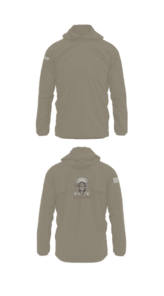 Windbreaker, 1/149th BCO INF REG 3rd PLT, Army, Teamtime, Team time, sublimation, custom sports apparel, team uniforms, spirit wear, spiritwear, sports uniforms, custom shirts, team store, custom team store, fundraiser sports, apparel fundraiser