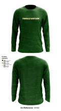 Ferndale Mustangs 79955399 Long Sleeve Performance Shirt - 1