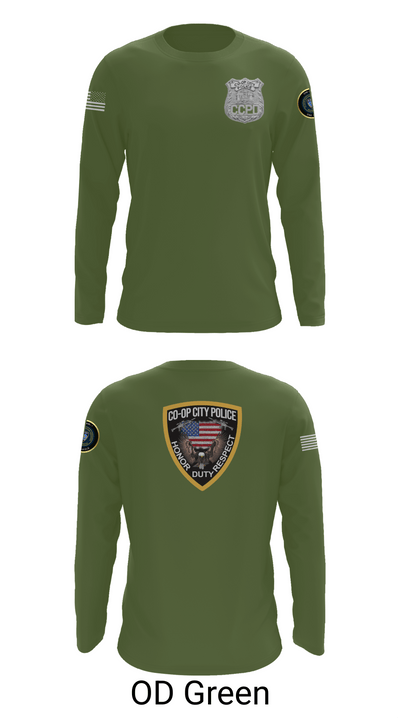Co-op City Police Department 96634913 Long Sleeve Performance Shirt 44