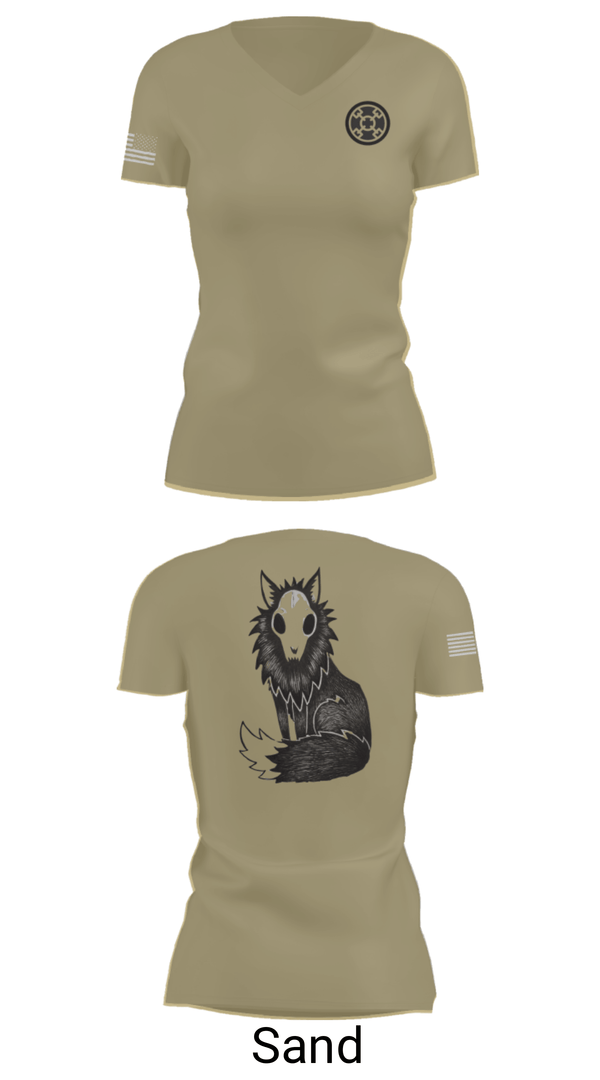 Women's Short Sleeve Vneck Shirt, 758th SMC, Army, Teamtime, Team time, sublimation, custom sports apparel, team uniforms, spirit wear, spiritwear, sports uniforms, custom shirts, team store, custom team store, fundraiser sports, apparel fundraiser