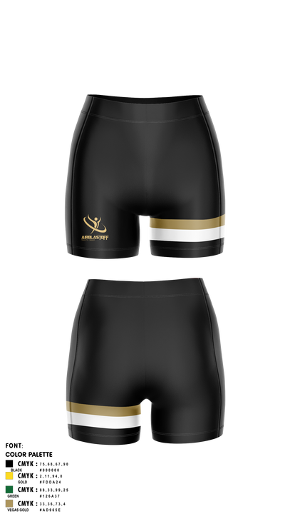 Airblastoff Lions 14236654 Women's Compression Shorts - 4
