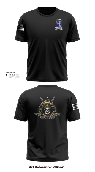 Short Sleeve Performance Shirt, 1-77 AR A Co., Army, Teamtime, Team time, sublimation, custom sports apparel, team uniforms, spirit wear, spiritwear, sports uniforms, custom shirts, team store, custom team store, fundraiser sports, apparel fundraiser