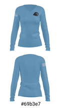 Paetow High School Tennis 24931552 Women's Long Sleeve V-neck Shirt - 23