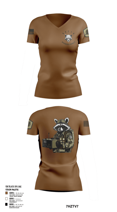 Node 66216 Bandwidth Bandits 75270738 Women's Short Sleeve V-neck Shirt - 117
