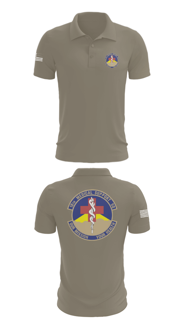 Short Sleeve Performance Polo, 18 MDSS, Air Force, Teamtime, Team time, sublimation, custom sports apparel, team uniforms, spirit wear, spiritwear, sports uniforms, custom shirts, team store, custom team store, fundraiser sports, apparel fundraiser