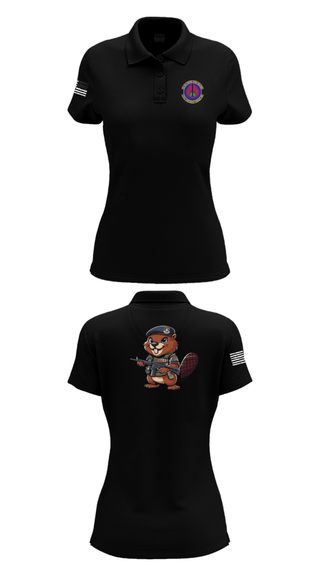 Women's Short Sleeve Performance Polo, 315th SFS, Air Force, Teamtime, Team time, sublimation, custom sports apparel, team uniforms, spirit wear, spiritwear, sports uniforms, custom shirts, team store, custom team store, fundraiser sports, apparel fundraiser