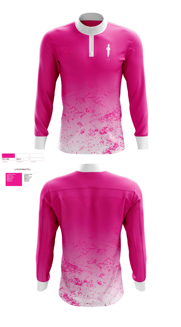 Quarter Zip Jacket, Dig This! Volleyball Club, Women's Volleyball, Teamtime, Team time, sublimation, custom sports apparel, team uniforms, spirit wear, spiritwear, sports uniforms, custom shirts, team store, custom team store, fundraiser sports, apparel fundraiser