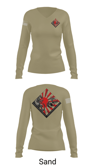 Womens Long Sleeve Vneck Shirt 1, CLC 36 SUPPLY, Marines, Teamtime, Team time, sublimation, custom sports apparel, team uniforms, spirit wear, spiritwear, sports uniforms, custom shirts, team store, custom team store, fundraiser sports, apparel fundraiser