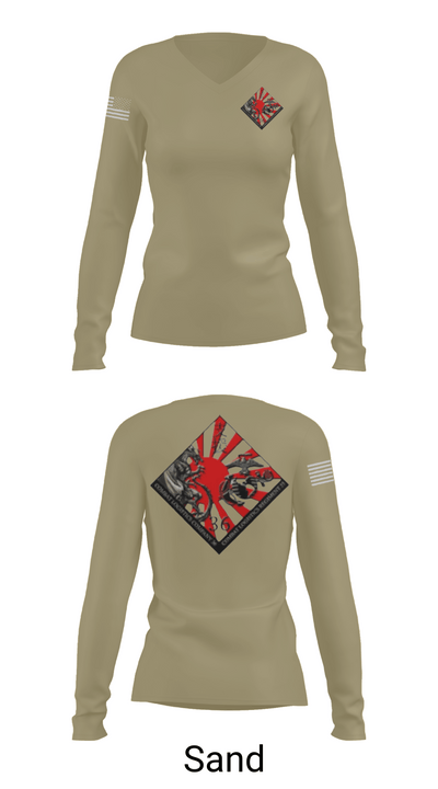 CLC 36 SUPPLY 30300960 Women's Long Sleeve V-neck Shirt -1 97