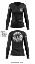 Killer Troop 45999065 Women's Long Sleeve V-neck Shirt - 3