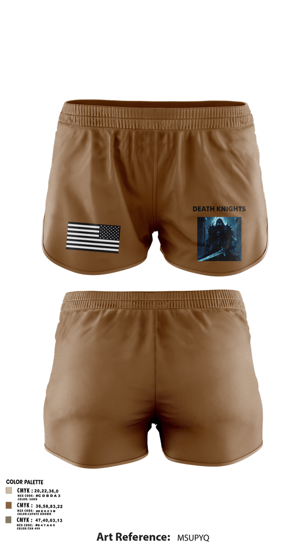 Ranger Panties, Death Knights, Army, Teamtime, Team time, sublimation, custom sports apparel, team uniforms, spirit wear, spiritwear, sports uniforms, custom shirts, team store, custom team store, fundraiser sports, apparel fundraiser