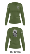 Outlaw Mortar Section 59835743 Women's Long Sleeve V-neck Shirt - 57