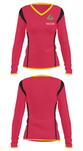 University-Purdue University Track 77238438 Women's Long Sleeve V-neck Shirt - 33