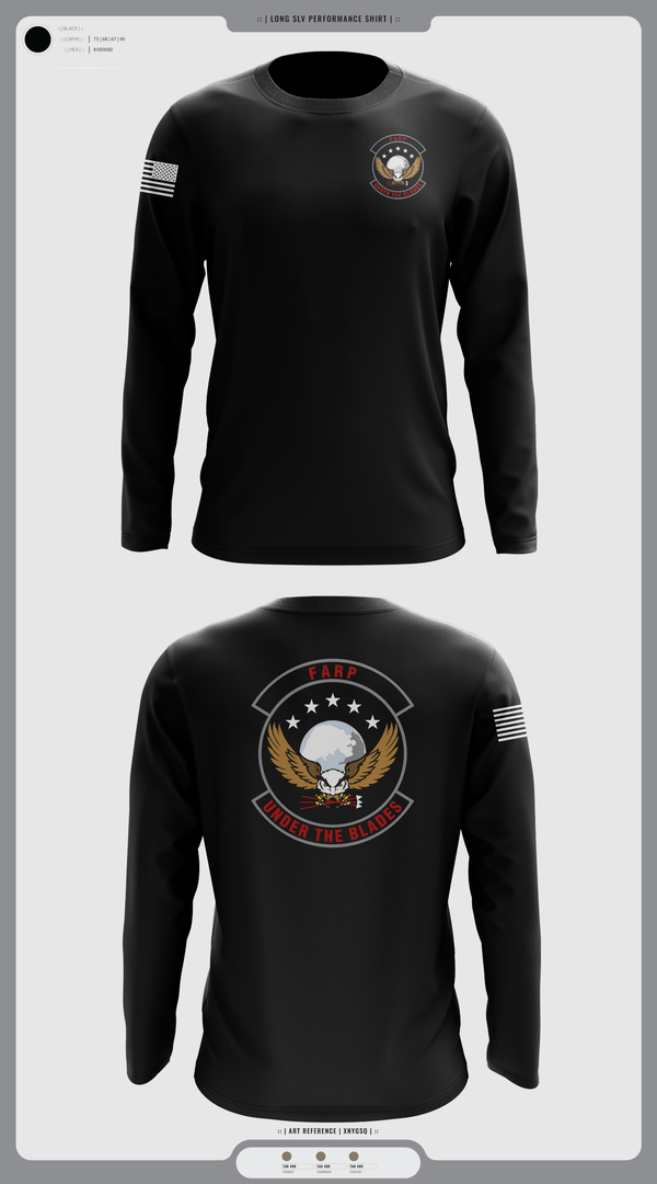 Long Sleeve Performance Shirt, FARP, Air Force, Teamtime, Team time, sublimation, custom sports apparel, team uniforms, spirit wear, spiritwear, sports uniforms, custom shirts, team store, custom team store, fundraiser sports, apparel fundraiser