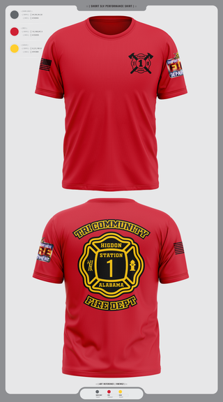 Old School Cotton Feel Shirt, Tri-Community fire, Fire Department, Teamtime, Team time, sublimation, custom sports apparel, team uniforms, spirit wear, spiritwear, sports uniforms, custom shirts, team store, custom team store, fundraiser sports, apparel fundraiser