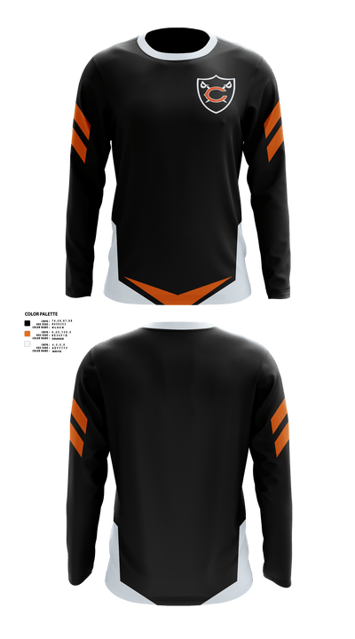 Coldwater Cavaliers 40209489 Long Sleeve Performance Shirt - 1