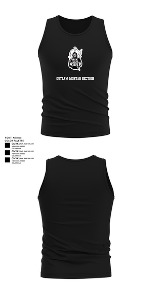 Tank Top, Outlaw Mortar Section, , Teamtime, Team time, sublimation, custom sports apparel, team uniforms, spirit wear, spiritwear, sports uniforms, custom shirts, team store, custom team store, fundraiser sports, apparel fundraiser