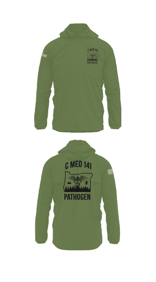 Windbreaker, C MED 141, National Guard, Teamtime, Team time, sublimation, custom sports apparel, team uniforms, spirit wear, spiritwear, sports uniforms, custom shirts, team store, custom team store, fundraiser sports, apparel fundraiser