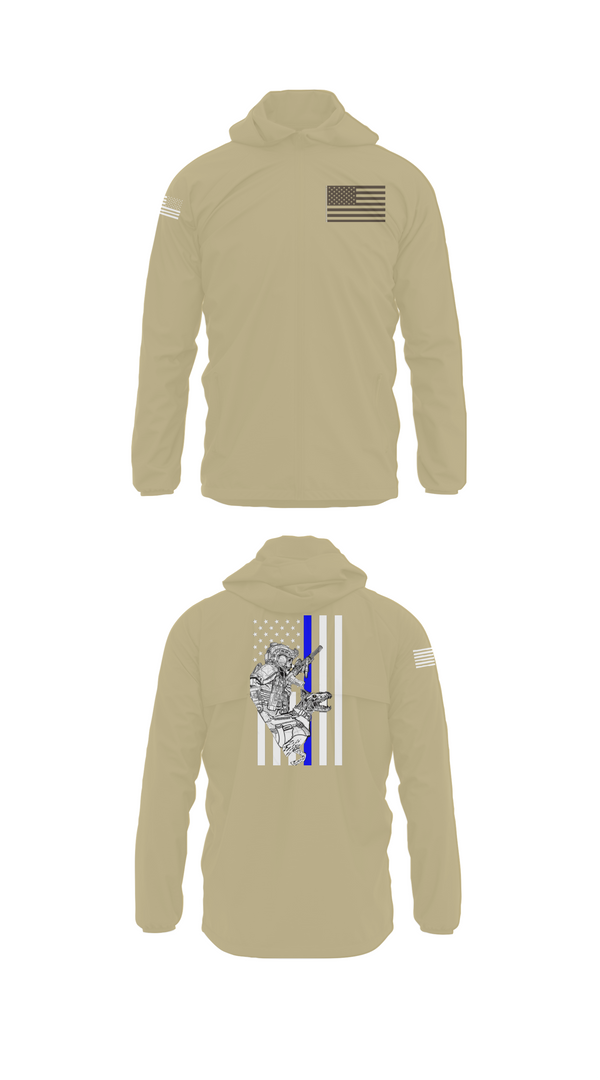 Windbreaker, 904th MP Det Military Working Dog, Army, Teamtime, Team time, sublimation, custom sports apparel, team uniforms, spirit wear, spiritwear, sports uniforms, custom shirts, team store, custom team store, fundraiser sports, apparel fundraiser