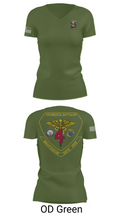 4th Med Battalion 81744782 Women's Short Sleeve V-neck Shirt - 48