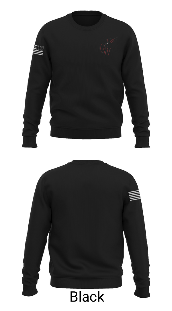 Crew Neck Sweatshirt, Owen-Withee High School Football, Football, Teamtime, Team time, sublimation, custom sports apparel, team uniforms, spirit wear, spiritwear, sports uniforms, custom shirts, team store, custom team store, fundraiser sports, apparel fundraiser