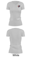 North Montgomery High School Tennis 34970956 Women's Short Sleeve V-neck Shirt - 7