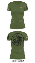 USS MAKIN ISLAND 57574160 Women's Short Sleeve V-neck Shirt - 46